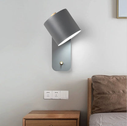 Modern Rotating Wall Sconce Light Fixture in Stylish Design