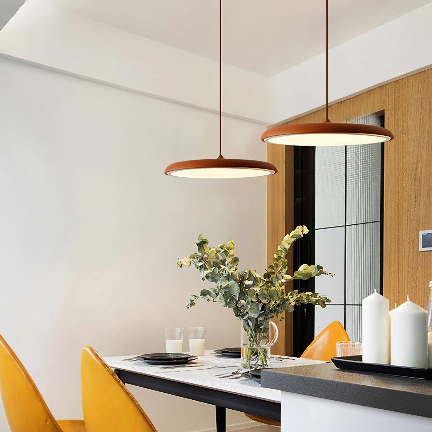 Adjustable Pendant Light in Coastal Transitional Style
