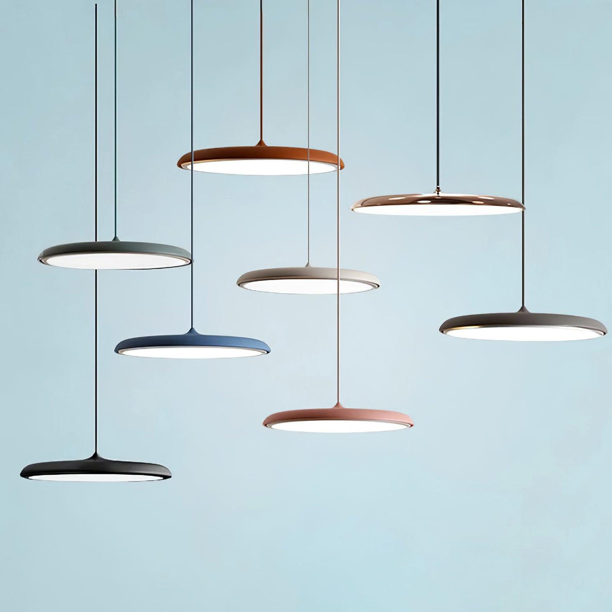 Adjustable Pendant Light in Coastal Transitional Style