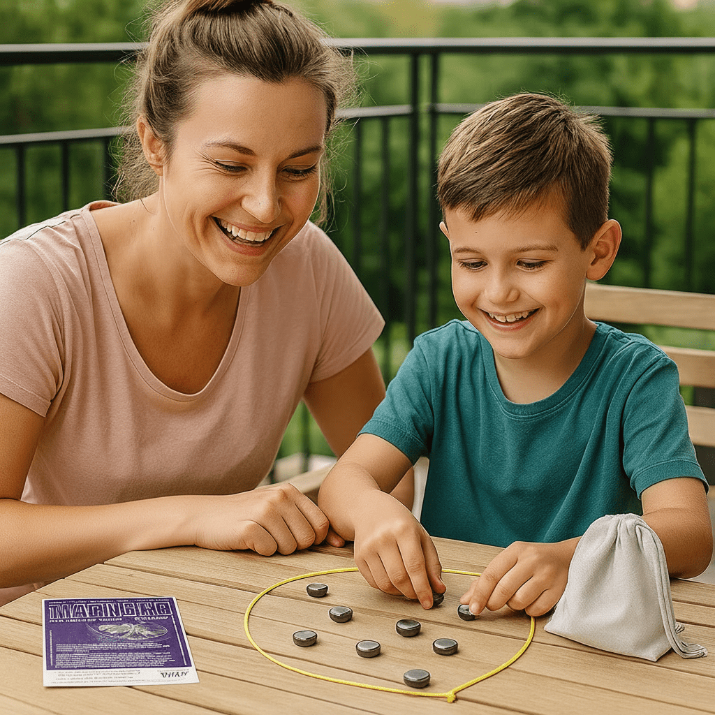 Portable Magnetic Chess Set with Foldable Board for All Ages