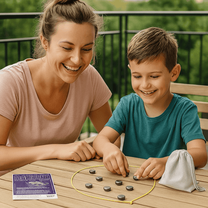 Portable Magnetic Chess Set with Foldable Board for All Ages