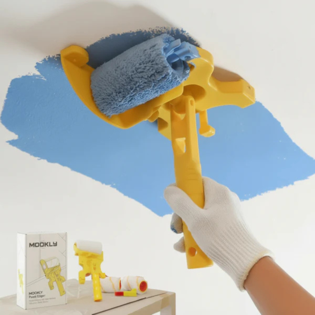 Edge Guide Paint Roller for Precise Painting