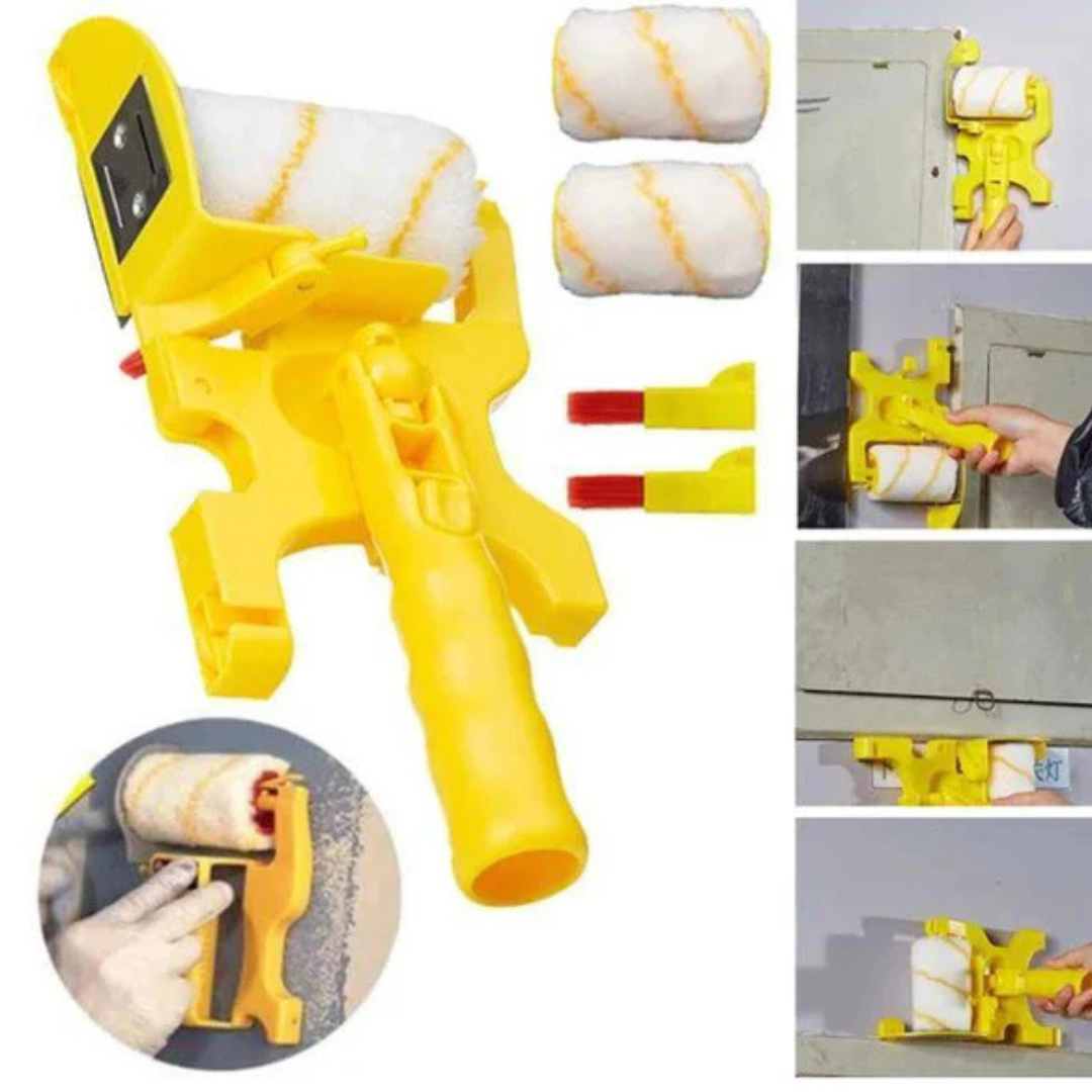 Edge Guide Paint Roller for Precise Painting