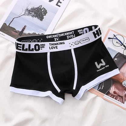 Graphic Waistband Men's Boxer Briefs | Contoured Design for Comfort