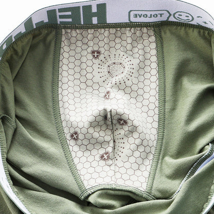 Graphic Waistband Men's Boxer Briefs | Contoured Design for Comfort