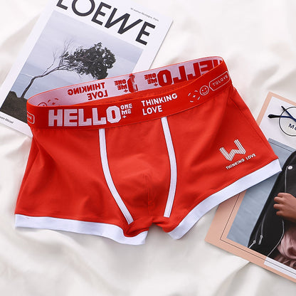 Graphic Waistband Men's Boxer Briefs | Contoured Design for Comfort