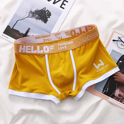 Graphic Waistband Men's Boxer Briefs | Contoured Design for Comfort
