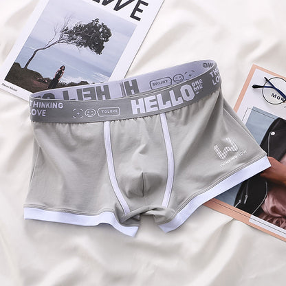 Graphic Waistband Men's Boxer Briefs | Contoured Design for Comfort