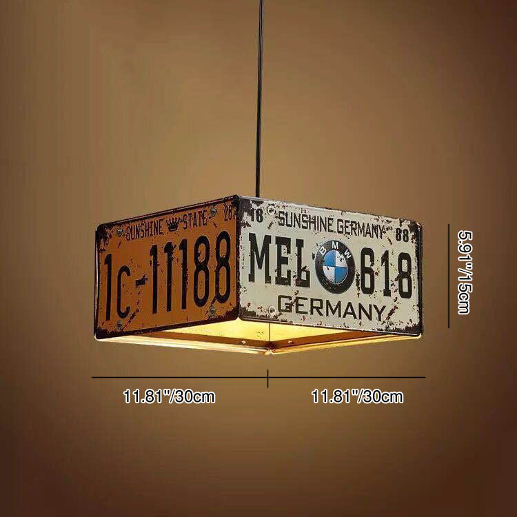 Industrial Square Rectangular Chandelier Light Fixture – Stylish Design
