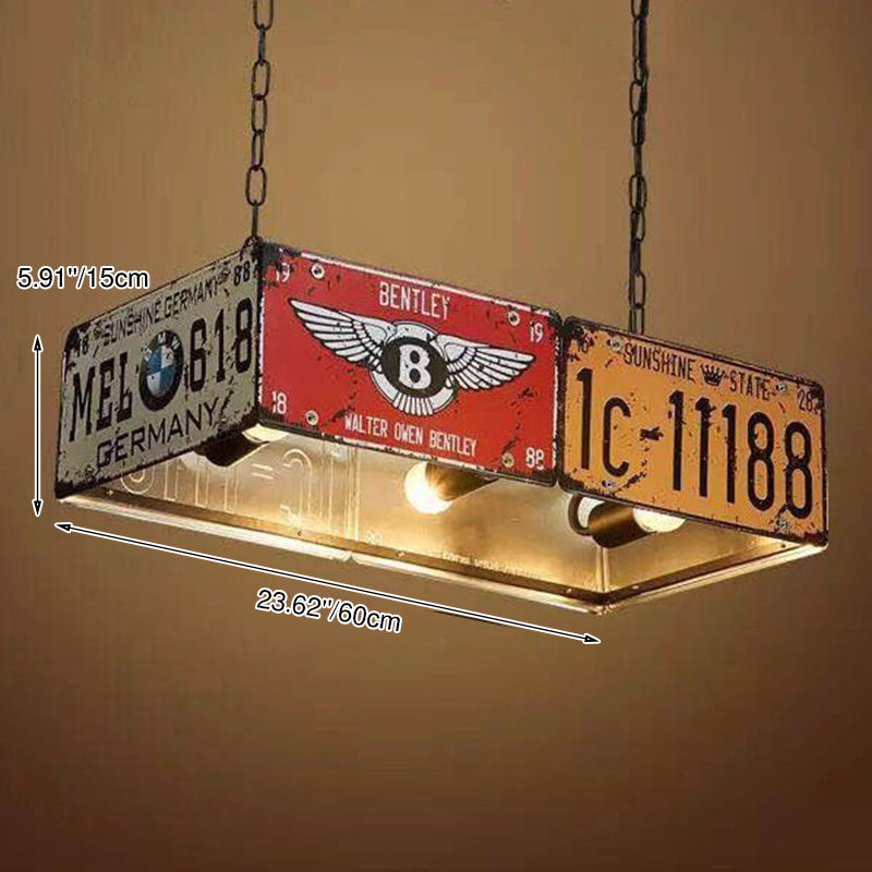 Industrial Square Rectangular Chandelier Light Fixture – Stylish Design