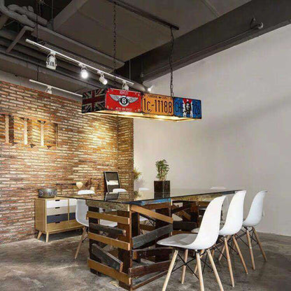Industrial Square Rectangular Chandelier Light Fixture – Stylish Design