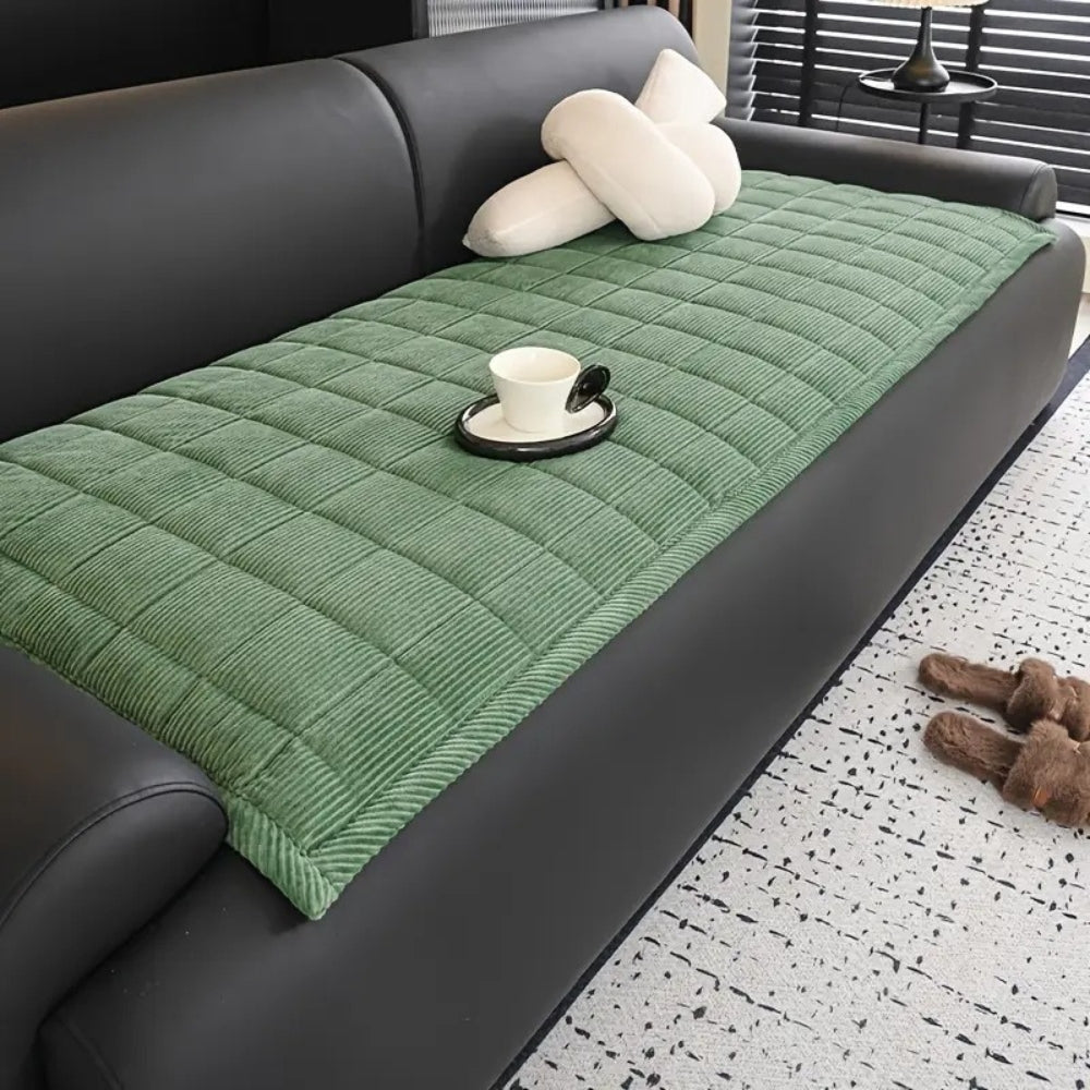 Quilted Sofa Protector in Contemporary Style