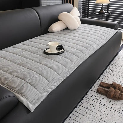 Quilted Sofa Protector in Contemporary Style