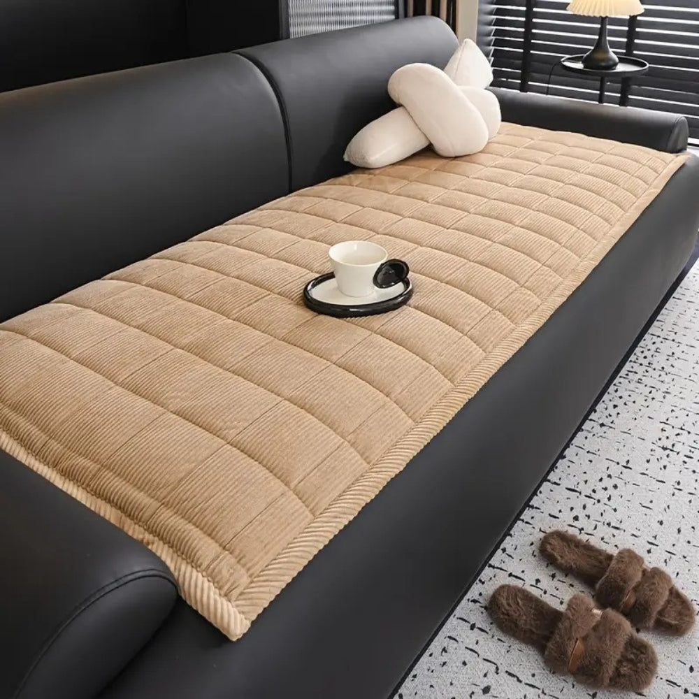 Quilted Sofa Protector in Contemporary Style