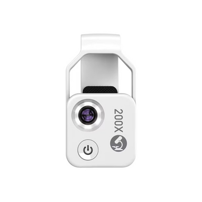 200X Zoom Smartphone Microscope with Clip-On Feature for Clear Details