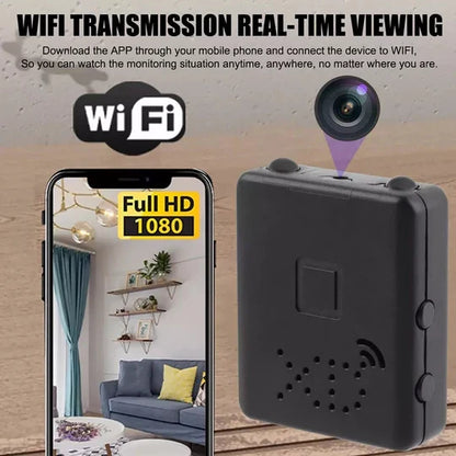 Sleek HD Wireless Surveillance Camera with Audio Functionality