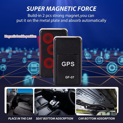 Compact GPS Vehicle Tracker with Magnet – Live Location Monitoring for Security