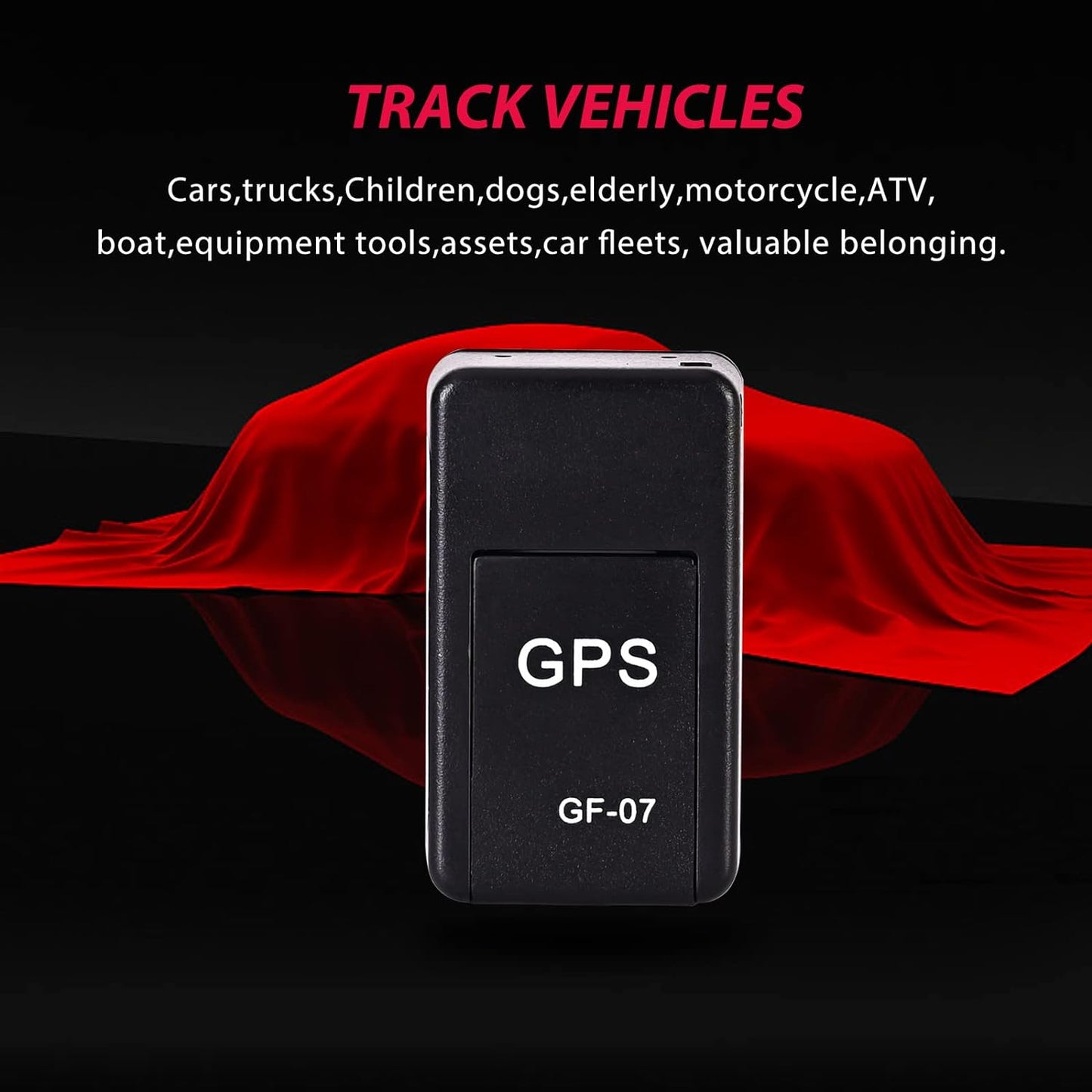 Compact GPS Vehicle Tracker with Magnet – Live Location Monitoring for Security