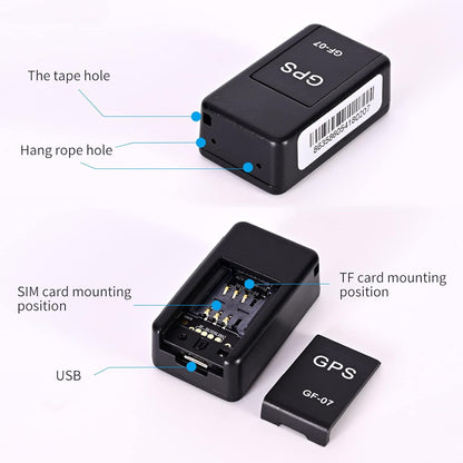 Compact GPS Vehicle Tracker with Magnet – Live Location Monitoring for Security