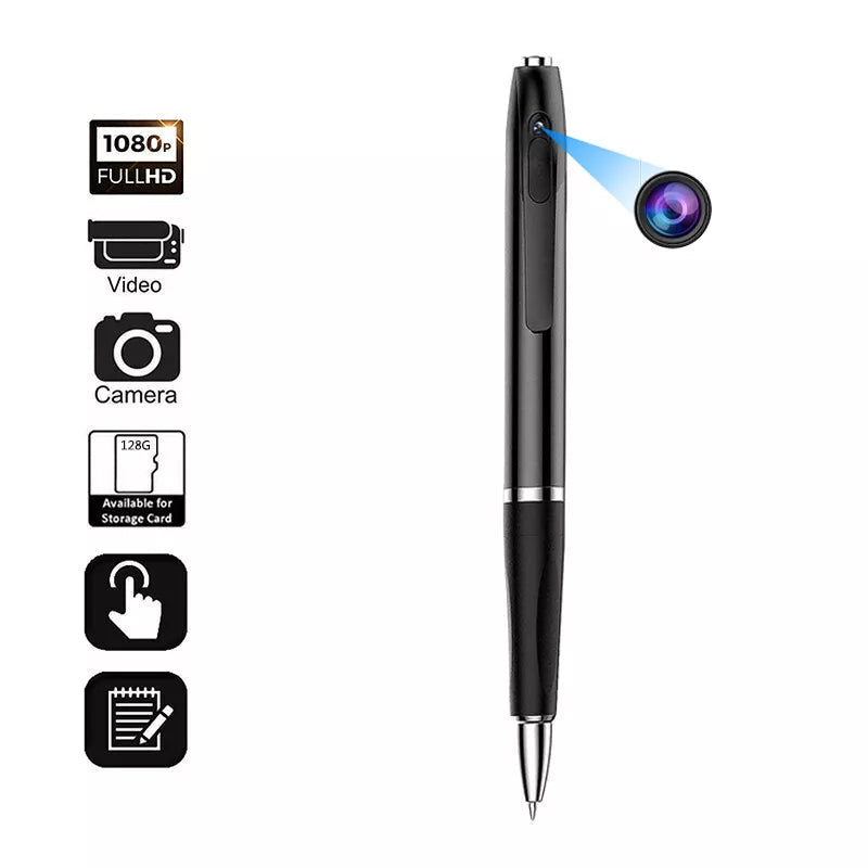 Compact 1080P Digital Voice and Video Recorder Pen with Photo Function