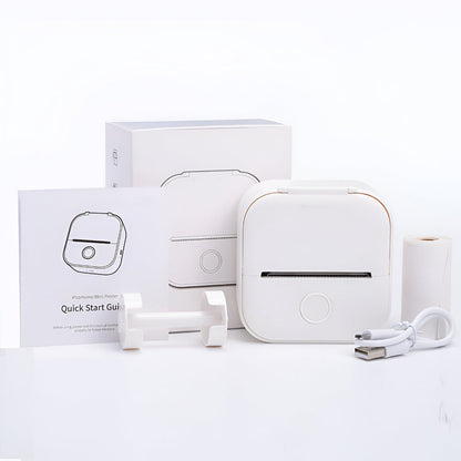 Portable Thermal Printer with Bluetooth – Inkless and Compact Design