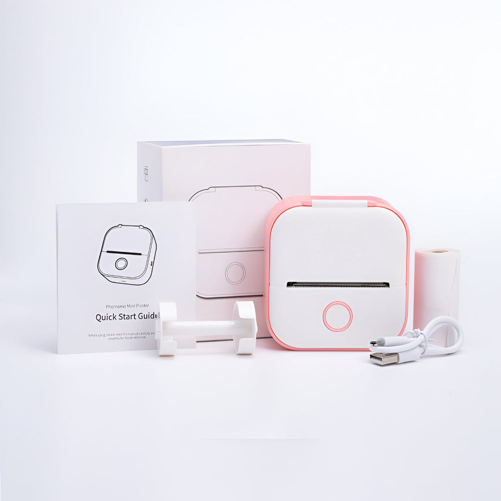 Bluetooth Mini Pocket Printer – Inkless Thermal Printing for Travel