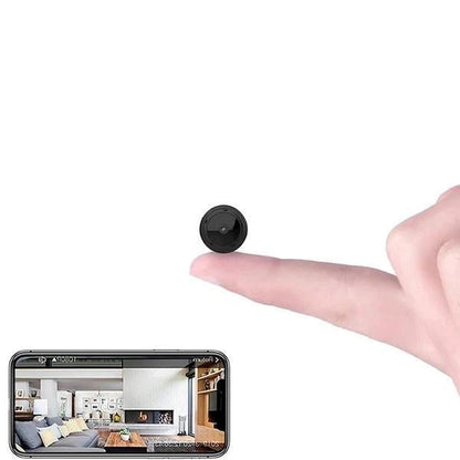 Compact Wireless Camera with Night Vision and Motion Alerts for Home Use
