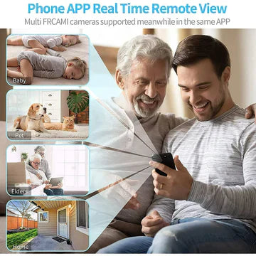 Compact 1080P HD Wifi Security Camera with Night Vision for Children