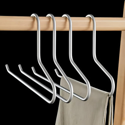 Set of 5 Non-Slip Metal Hangers for Organized and Stylish Closets