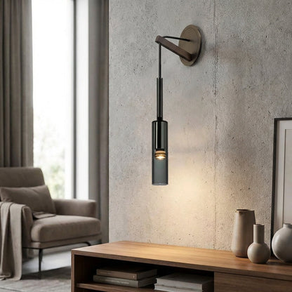 Contemporary Pendant Light with Smoke Glass Shade for a Cozy Atmosphere