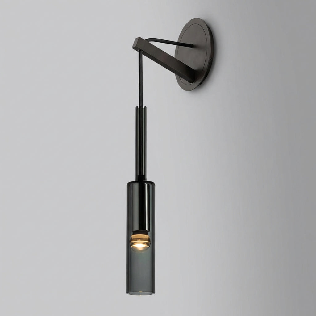Contemporary Pendant Light with Smoke Glass Shade for a Cozy Atmosphere