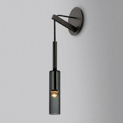 Contemporary Pendant Light with Smoke Glass Shade for a Cozy Atmosphere