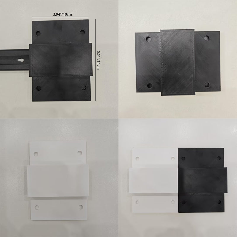 Modern LED Track Light Fixture in Black Finish