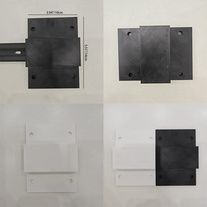 Modern LED Track Light Fixture in Black Finish
