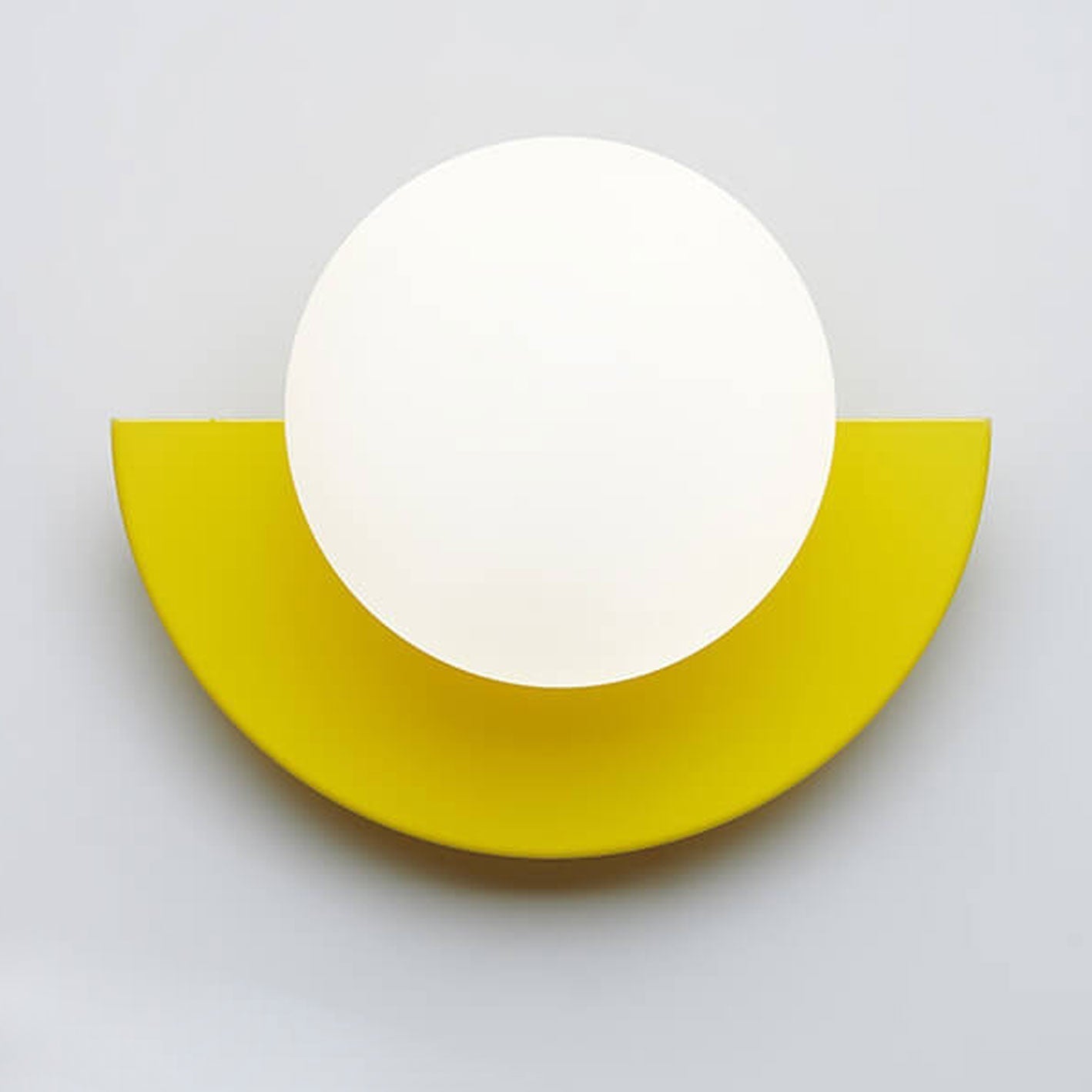 Modern Minimalist Wall Sconce with Colorful Glass Accent