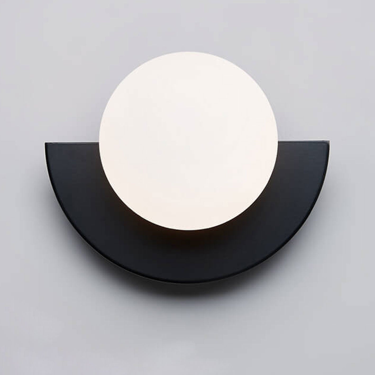 Modern Minimalist Wall Sconce with Colorful Glass Accent