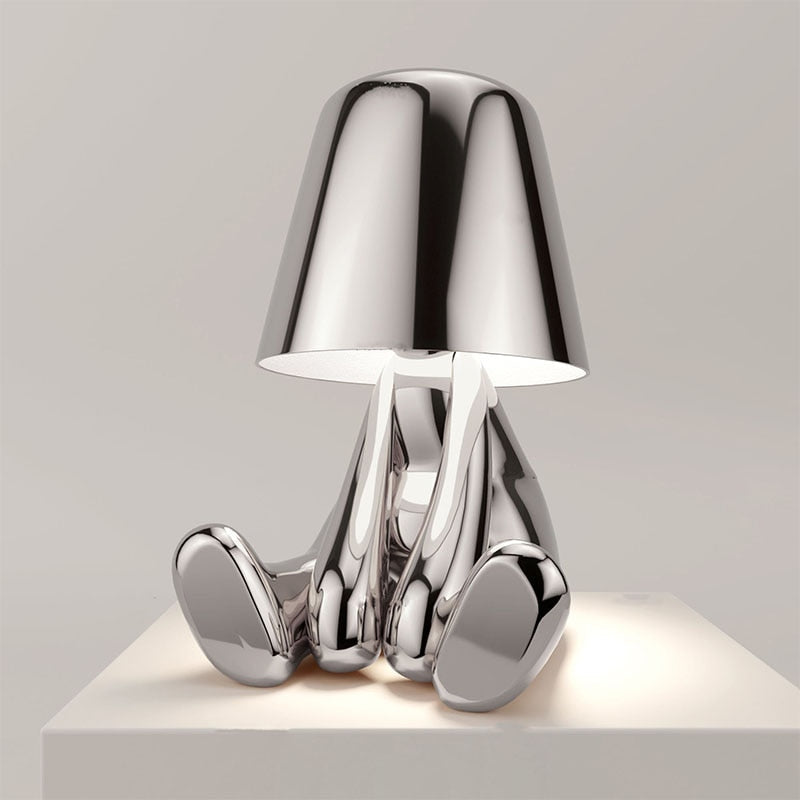 LED Table Lamp with Rechargeable Battery – Modern Design