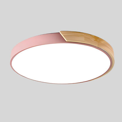 Contemporary Circular Ceiling Light with LED Technology