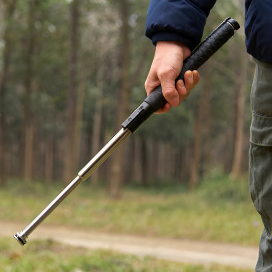 Adjustable Folding Cane with Secure Handle for Improved Stability