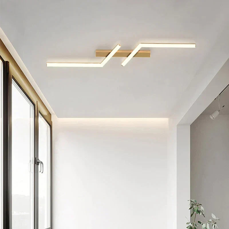 Contemporary Thin LED Ceiling Fixture
