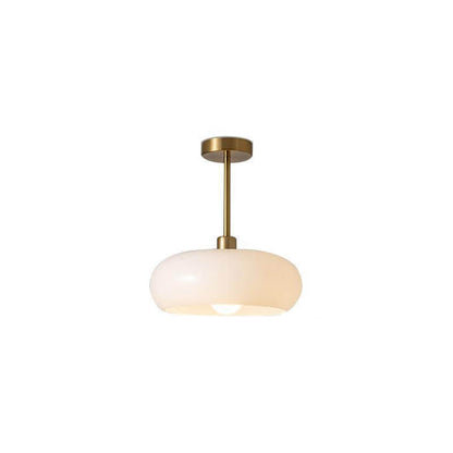 Round Ceiling Lamp in Art Deco Style