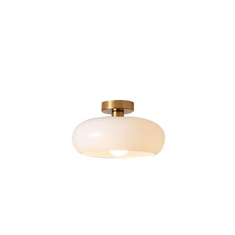 Round Ceiling Lamp in Art Deco Style