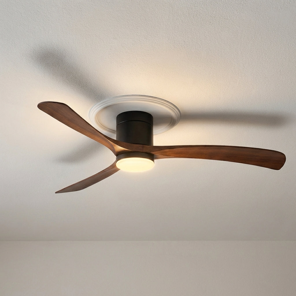 Ceiling Fan with Built-in LED Light | Whisper-Quiet Performance for All Seasons