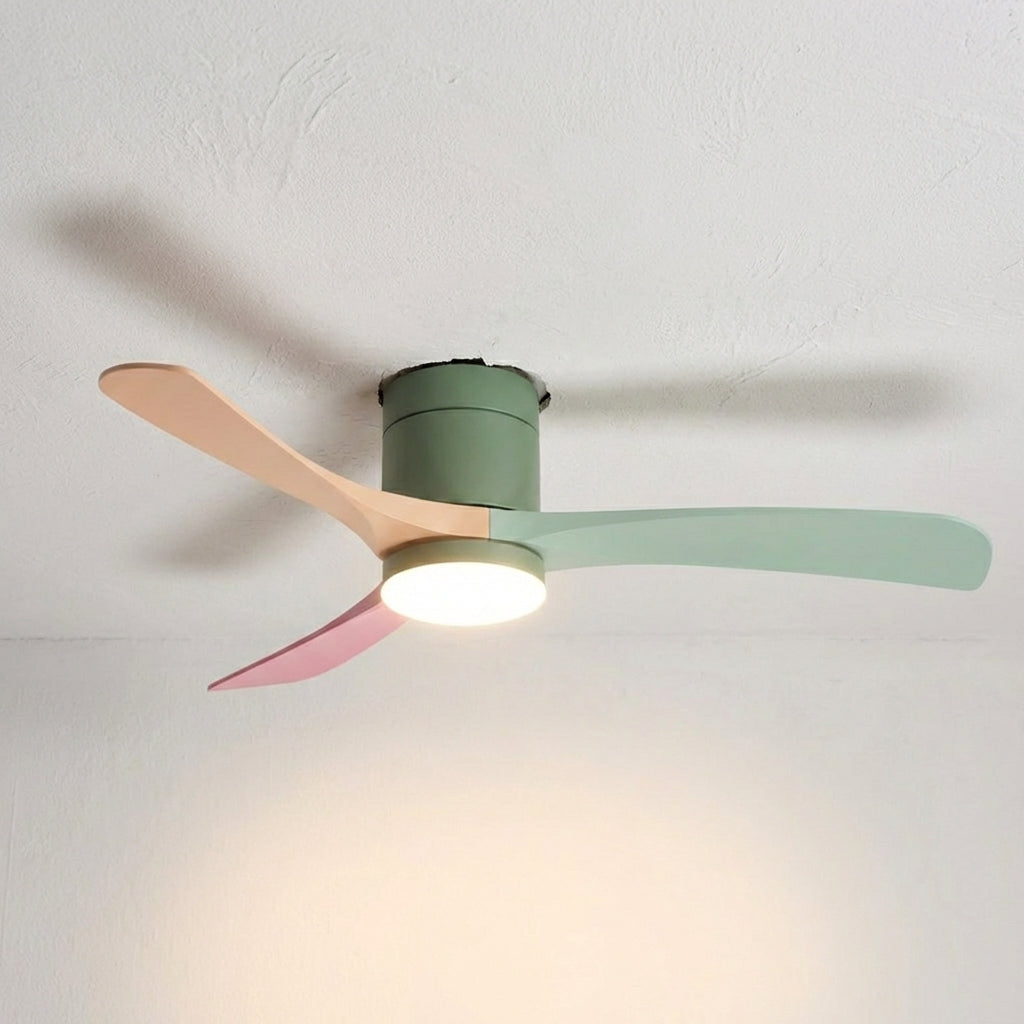 Ceiling Fan with Built-in LED Light | Whisper-Quiet Performance for All Seasons
