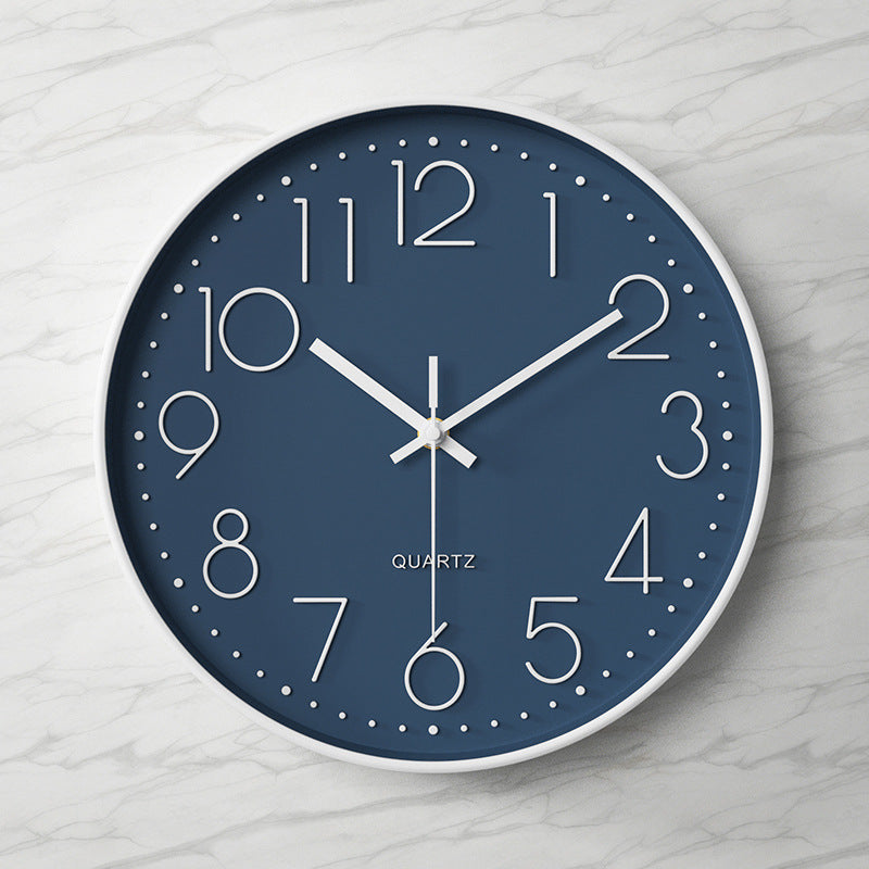 Large Number Clear Wall Clock for Simple Time Viewing