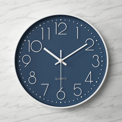 Large Number Clear Wall Clock for Simple Time Viewing