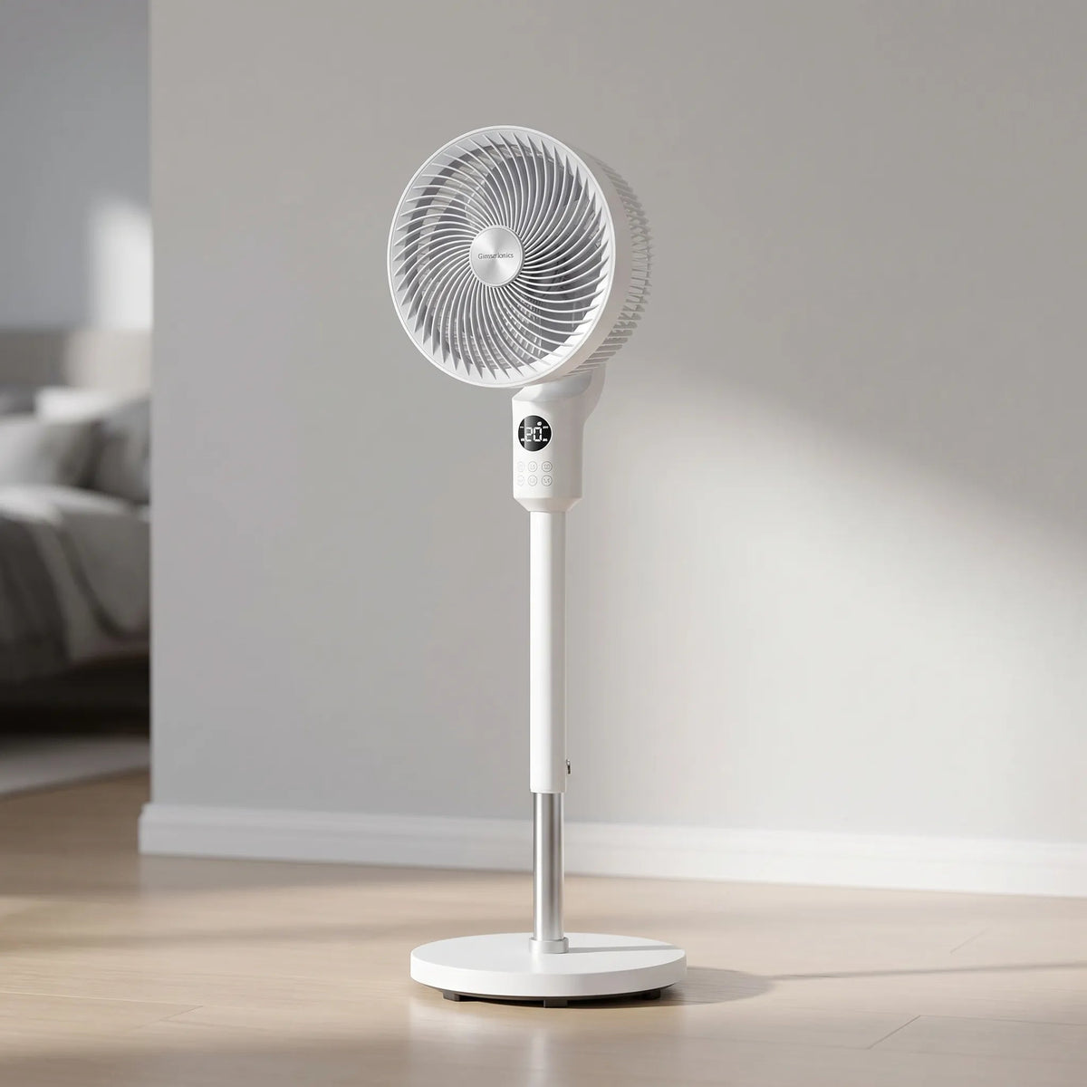 Pedestal Fan with Remote – 3D Oscillation for Improved Airflow