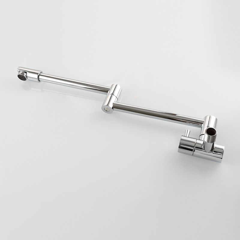 Wall-Mounted Pot Filler Tap with Pull-Down Spout for Easy Cooking