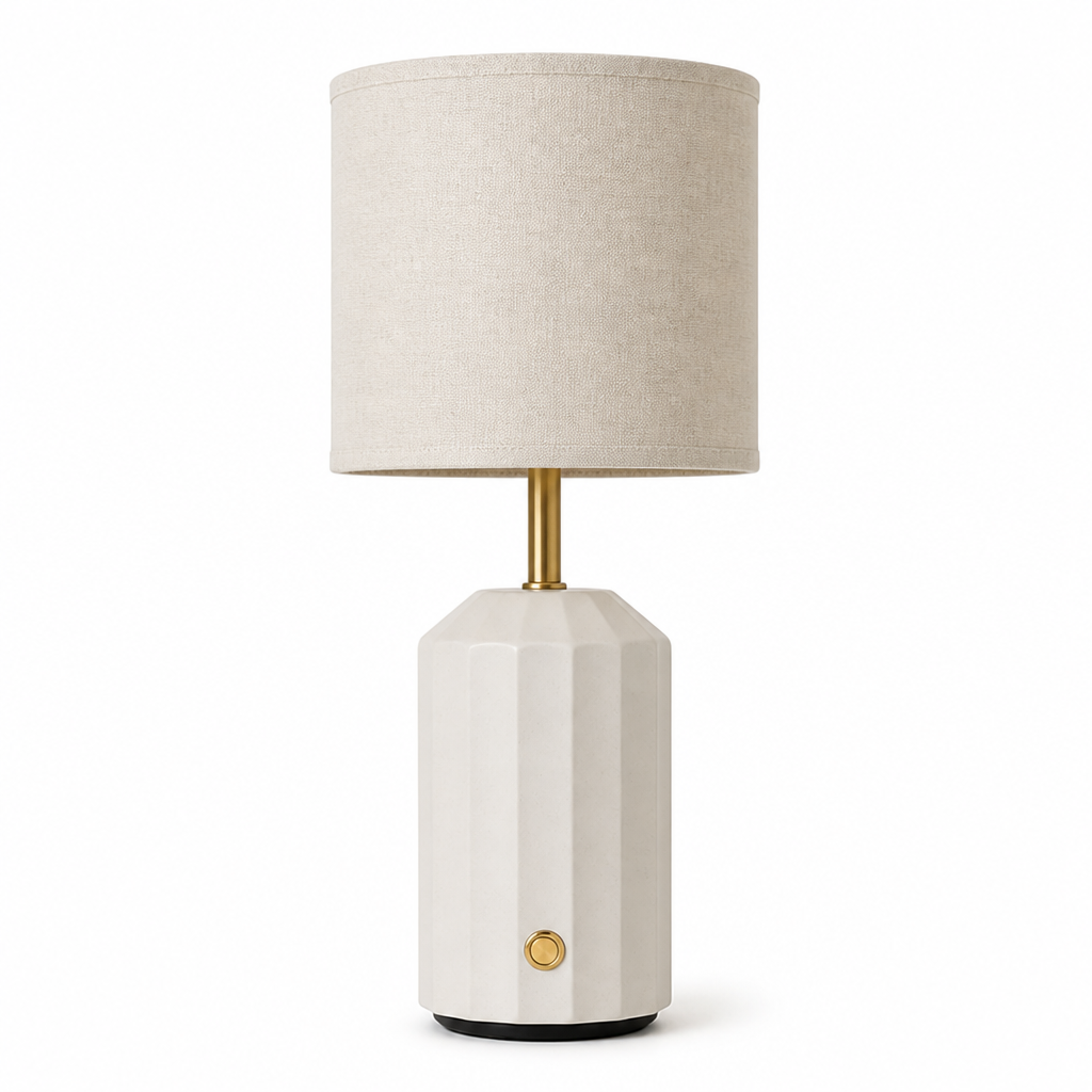 Adjustable LED Table Lamp with Touch Control and Rechargeable Feature