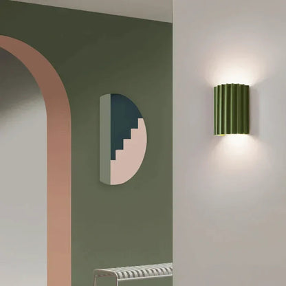 LED Wall Sconce Light in Unique Resin Design for Cozy Atmosphere